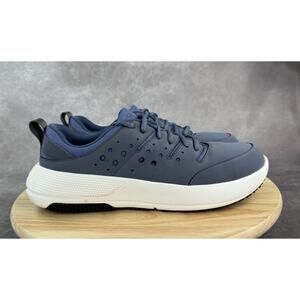 Crocs Men's On The Clock Blue Sneaker Slip Resistant Work Shoes Size 11